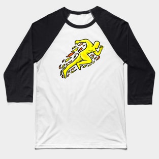 Fast Athlete Runner Baseball T-Shirt